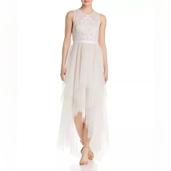 Bcbg maxazria Reise off white dress bridal cocktail wedding size 8 nwt - Picture 1 of 6